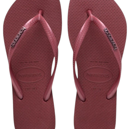 HAVAIANAS Slim Logo Metallic Bordeaux 
4119875 B