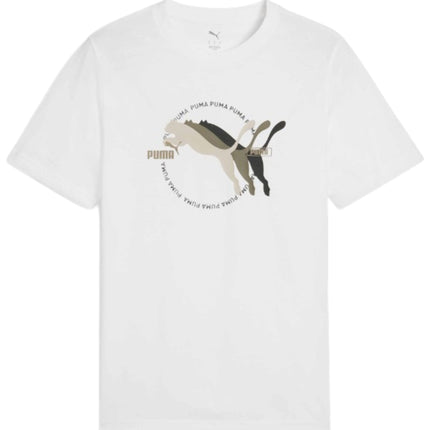 GRAPHIC MULTIPLE LOGO TEE WHITE
684626 02