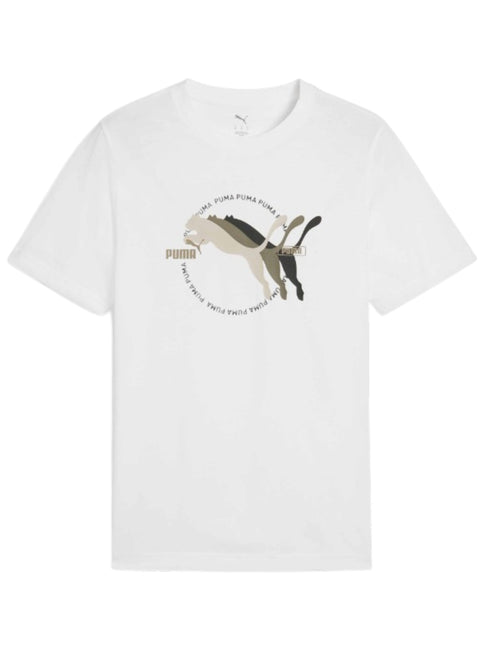 GRAPHIC MULTIPLE LOGO TEE WHITE
684626 02