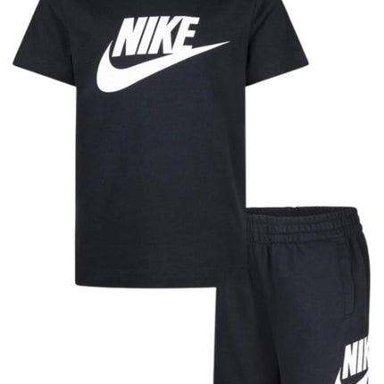 NKN CLUB TEE & SHORT SET Black & White 
86L596 023