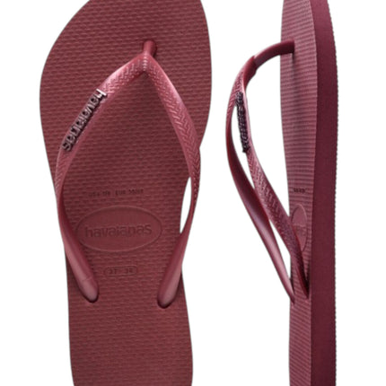 HAVAIANAS Slim Logo Metallic Bordeaux 
4119875 B