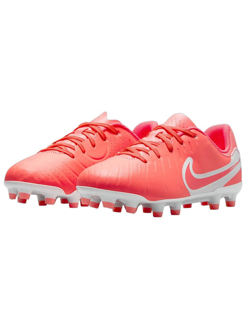 NIKE JR. TIEMPO LEGEND 10 ACAEMY FG/MG  Hot Lava/White DV4348 800