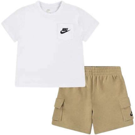 NKB B NSW PKT TEE FT SHORT White & Beige
86N041 X3E