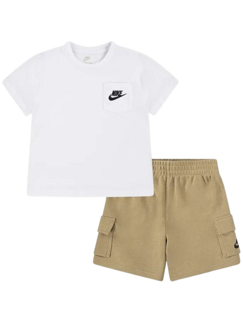 NKB B NSW PKT TEE FT SHORT White & Beige
86N041 X3E