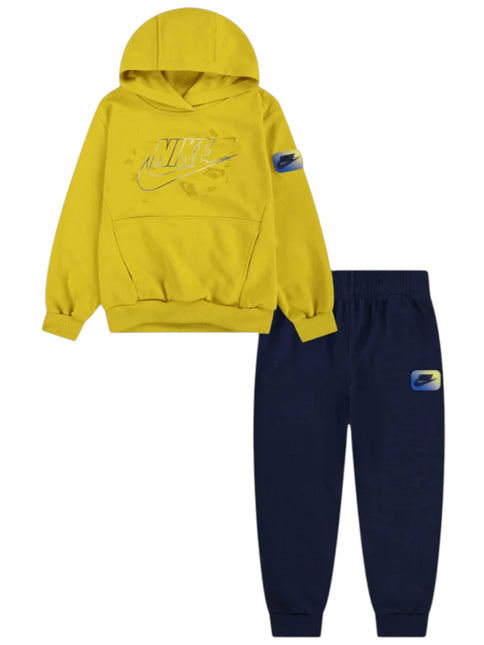 NKB N NSW RV GFX FT PANT SET YELLOW & BLUE