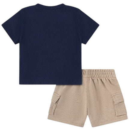 NKB B NSW PKT TEE FT SHORT Blue & Beige 
86N041 X0L