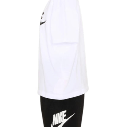 NKN CLUB TEE & SHORT SET White & Black 
86L596 F66
