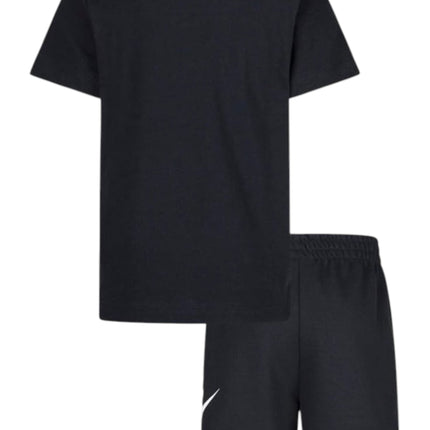 NKN CLUB TEE & SHORT SET Black & White 
86L596 023