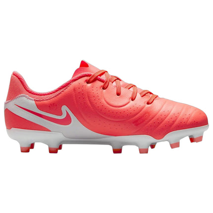 NIKE JR. TIEMPO LEGEND 10 ACAEMY FG/MG  Hot Lava/White DV4348 800