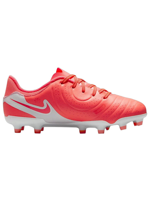 NIKE JR. TIEMPO LEGEND 10 ACAEMY FG/MG  Hot Lava/White DV4348 800
