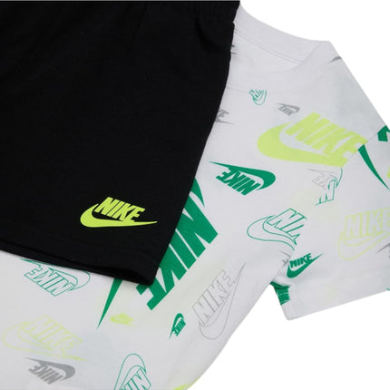 NKN N NSW AOP LT WT FT White/Black/Green Logo
66N043 F66