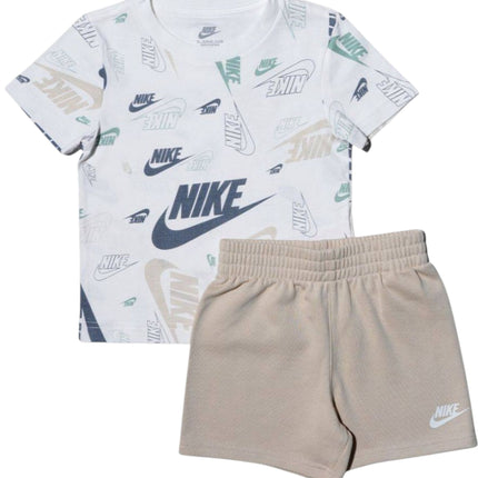 NKN N NSW AOP LT WT FT White & Beige Logo
66N043 X5C