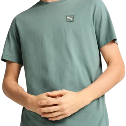 T-Shirt + Shorts Uomo Ess Elevated Green 
684726 30