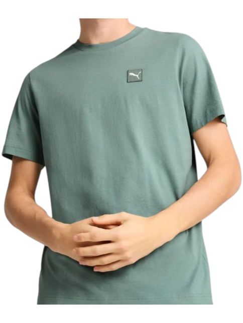 T-Shirt + Shorts Uomo Ess Elevated Green 
684726 30