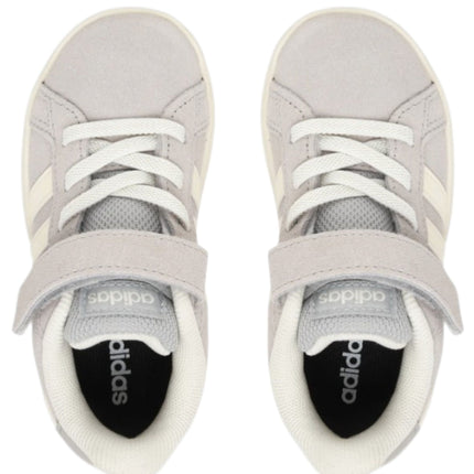 GRAND COURT 00S EL I Suede Grey & White 
JR0782