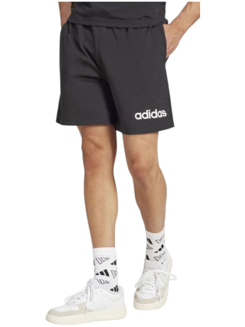 M 3S FT SHORTS in cotone essentials Jersey Black & White 
JE9012
