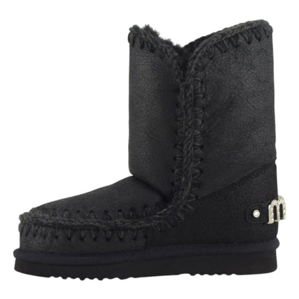 Mou stivali Donna Eskimo 24 rhinestones logo MU.FW101037B CBKG