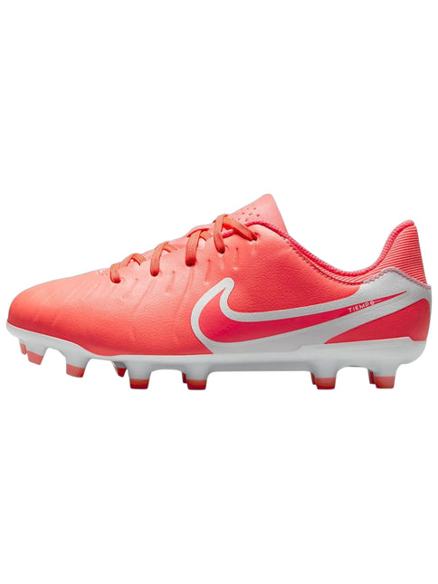 NIKE JR. TIEMPO LEGEND 10 ACAEMY FG/MG  Hot Lava/White DV4348 800