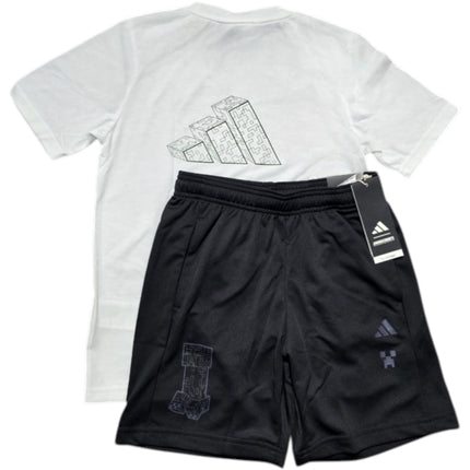 ADIDAS SET Minecraft MAGLIA/PANTALONCIINO BIANCO/NERO
KA0234