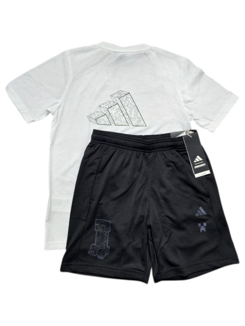 ADIDAS SET Minecraft MAGLIA/PANTALONCIINO BIANCO/NERO
KA0234