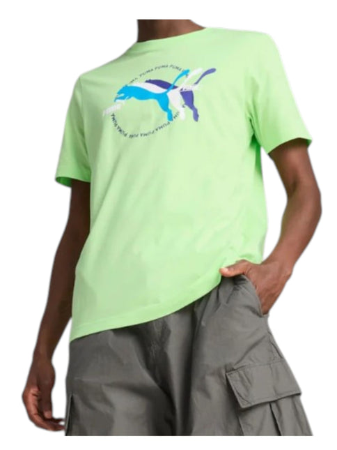 GRAPHIC MULTIPLE LOGO TEE SPRING FERN
684626 49