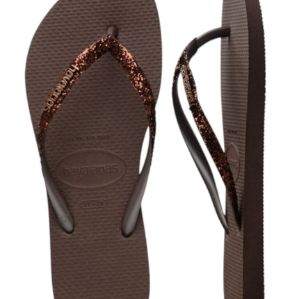 HAVAIANAS Slim Glitter Brown 
4146975 M