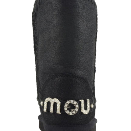 Mou stivali Donna Eskimo 24 rhinestones logo MU.FW101037B CBKG