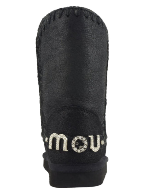 Mou stivali Donna Eskimo 24 rhinestones logo MU.FW101037B CBKG
