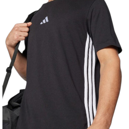 M 3S SJ T cotone Essentials Linear Jersey Striped Black 
JD1906