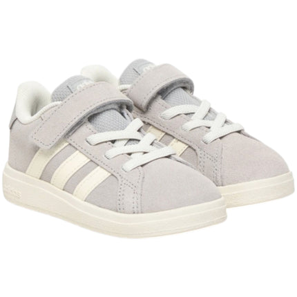 GRAND COURT 00S EL I Suede Grey & White 
JR0782