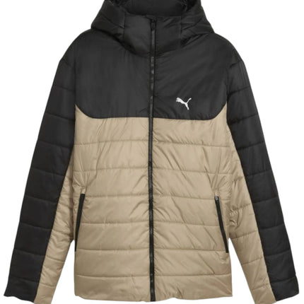 ESS HOODED PADDED JACKET BEIGE/BLACK
685211-55