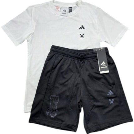 ADIDAS SET Minecraft MAGLIA/PANTALONCIINO BIANCO/NERO
KA0234