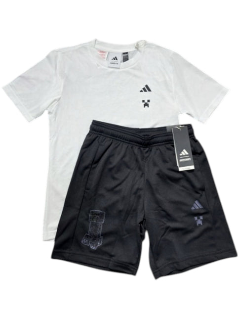 ADIDAS SET Minecraft MAGLIA/PANTALONCIINO BIANCO/NERO
KA0234