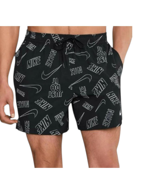 5 VOLLEY SHORT DA BAGNO BLACK & WHITE LOGHI 
NESSG551 001