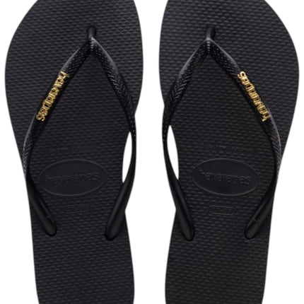 HAVAIANAS Slim Logo Metallic Black
4119875 N